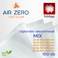 Vákuumzacskó légbordás MIX 5 x 20db (100db)